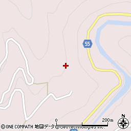 愛媛県大洲市肱川町山鳥坂3841周辺の地図