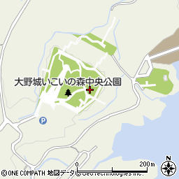 大野城いこいの森中央公園トイレ周辺の地図