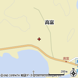 和歌山県東牟婁郡串本町高富607周辺の地図