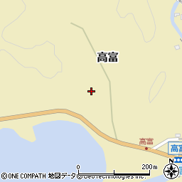 和歌山県東牟婁郡串本町高富610周辺の地図
