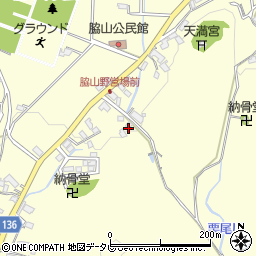 福岡県福岡市早良区脇山2460周辺の地図