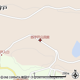 西宇戸公民館周辺の地図