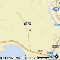 和歌山県東牟婁郡串本町高富621周辺の地図