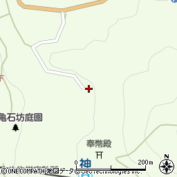 英彦山修験道館周辺の地図