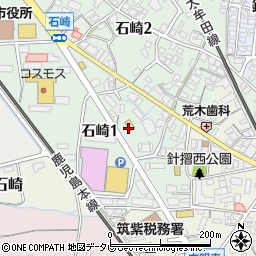 ローソン筑紫野石崎一丁目店周辺の地図