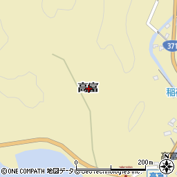 和歌山県東牟婁郡串本町高富周辺の地図