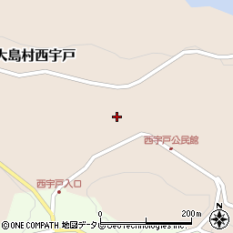 長崎県平戸市大島村西宇戸周辺の地図