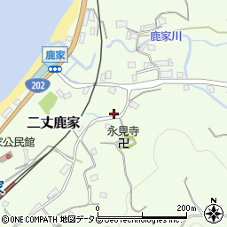 福岡県糸島市二丈鹿家周辺の地図