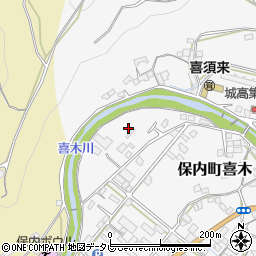喜木川周辺の地図