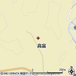 和歌山県東牟婁郡串本町高富626周辺の地図