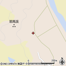 大分県中津市本耶馬渓町冠石野周辺の地図