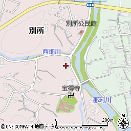 福岡県那珂川市別所554周辺の地図