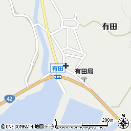 串本町立　有田公民館周辺の地図