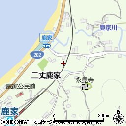 福岡県糸島市二丈鹿家1728周辺の地図