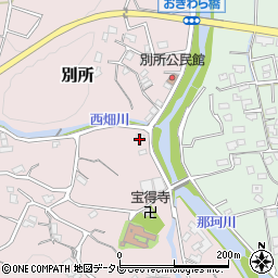 福岡県那珂川市別所555周辺の地図
