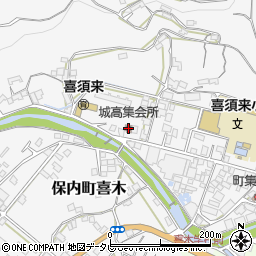 城高集会所周辺の地図