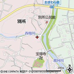 福岡県那珂川市別所556周辺の地図