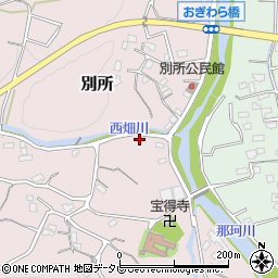 福岡県那珂川市別所558周辺の地図