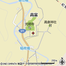 和歌山県東牟婁郡串本町高富398周辺の地図
