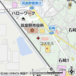 リパーク筑紫野市役所前駐車場周辺の地図