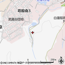 福岡県筑紫野市塔原305周辺の地図