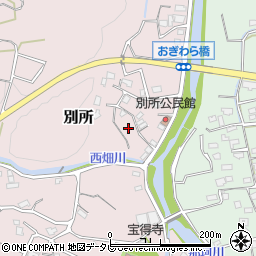 福岡県那珂川市別所1032-1周辺の地図