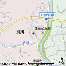 福岡県那珂川市別所1032周辺の地図
