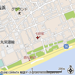長浜名村3号児童遊園周辺の地図