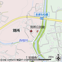 福岡県那珂川市別所1055周辺の地図