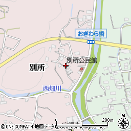 福岡県那珂川市別所1033周辺の地図