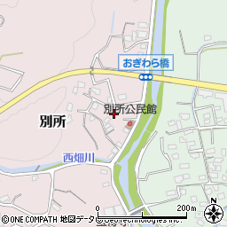 福岡県那珂川市別所1060周辺の地図
