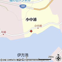 愛媛県西宇和郡伊方町小中浦甲周辺の地図