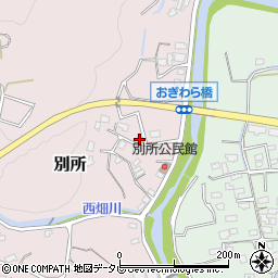 福岡県那珂川市別所1054周辺の地図
