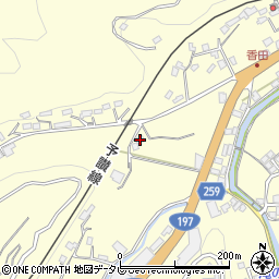 愛媛県大洲市平野町野田763周辺の地図