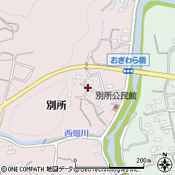 福岡県那珂川市別所1052周辺の地図