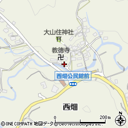 福岡県那珂川市西畑152-1周辺の地図