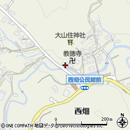 福岡県那珂川市西畑155周辺の地図