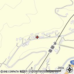 愛媛県大洲市平野町野田894周辺の地図