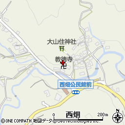 福岡県那珂川市西畑54-3周辺の地図
