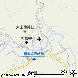 福岡県那珂川市西畑74周辺の地図
