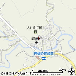 福岡県那珂川市西畑54-1周辺の地図
