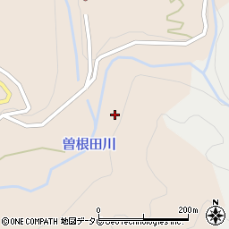 曽根田川周辺の地図