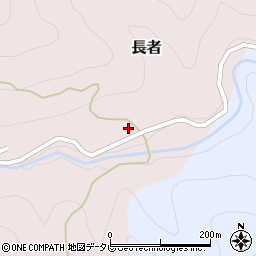 高知県高岡郡越知町長者甲周辺の地図