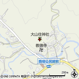 大山住神社周辺の地図