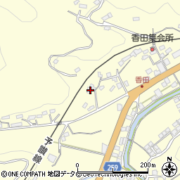 愛媛県大洲市平野町野田786周辺の地図