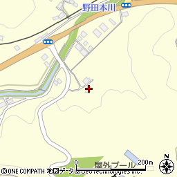 愛媛県大洲市平野町野田3440周辺の地図