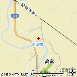 和歌山県東牟婁郡串本町高富296周辺の地図
