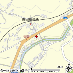 愛媛県大洲市平野町野田601周辺の地図