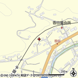 愛媛県大洲市平野町野田681周辺の地図