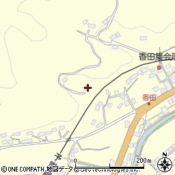 愛媛県大洲市平野町野田692周辺の地図